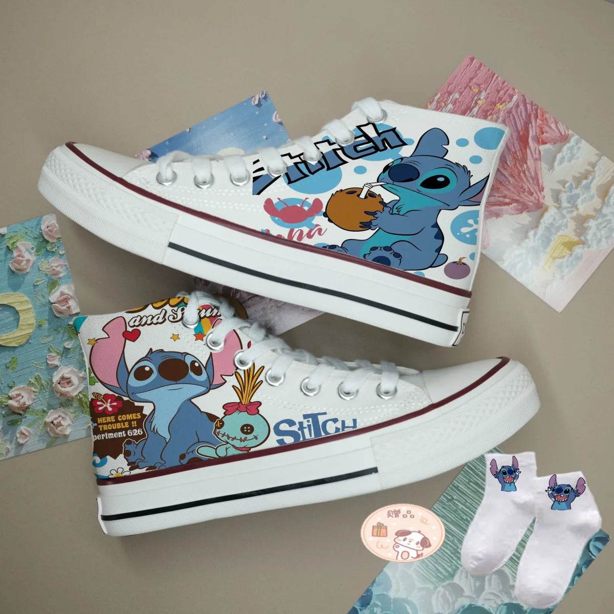 Buy Center Disney Stitch Lotso Cartoon Canvas Sneakers - Unisex Style - Buy Center UK