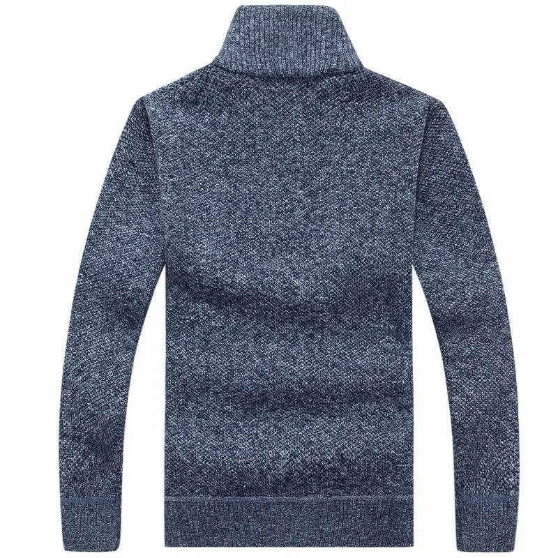 Buy Center Men's Fleece Sweater - Half Zipper Turtleneck Pullover - Buy Center UK