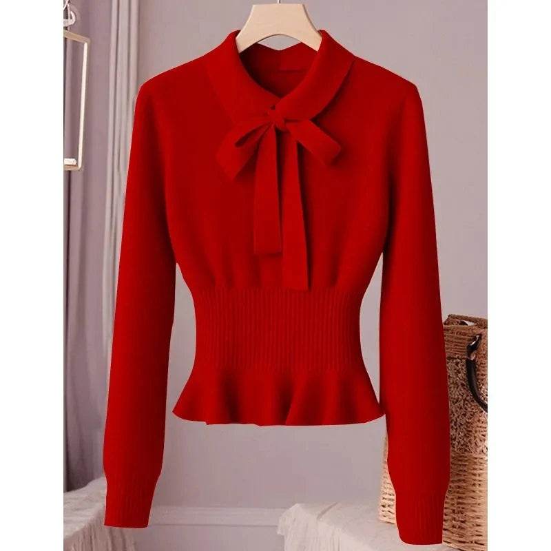 Buy Center Women's Korean Knitting Jumper - Comfortable Loose Pullover - Buy Center UK