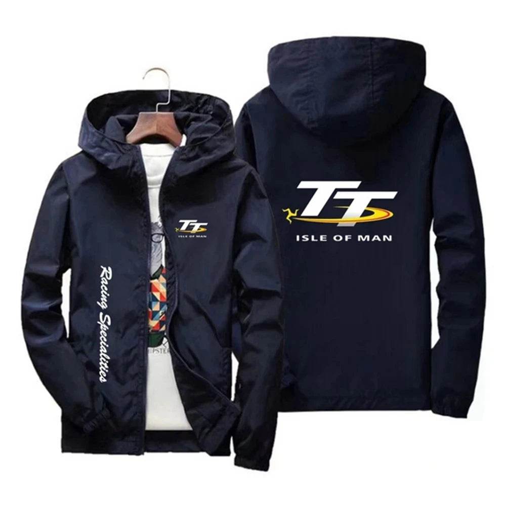 Buy Center Windproof Outdoor Jacket for Men - Quick-Drying, Zip Hoodie - Buy Center UK