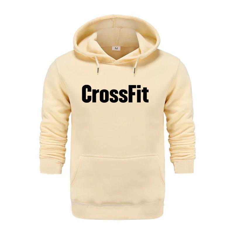 Buy Center Men's CrossFit Sweatshirt - Stylish Black Print Hoodie - Buy Center UK