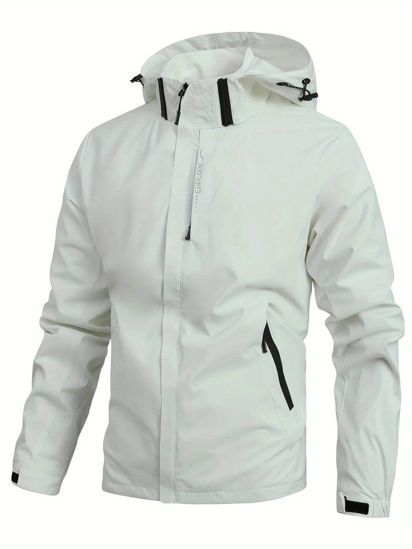 Buy Center Men's Waterproof Rain Jacket - Lightweight & Windproof Design - Buy Center UK
