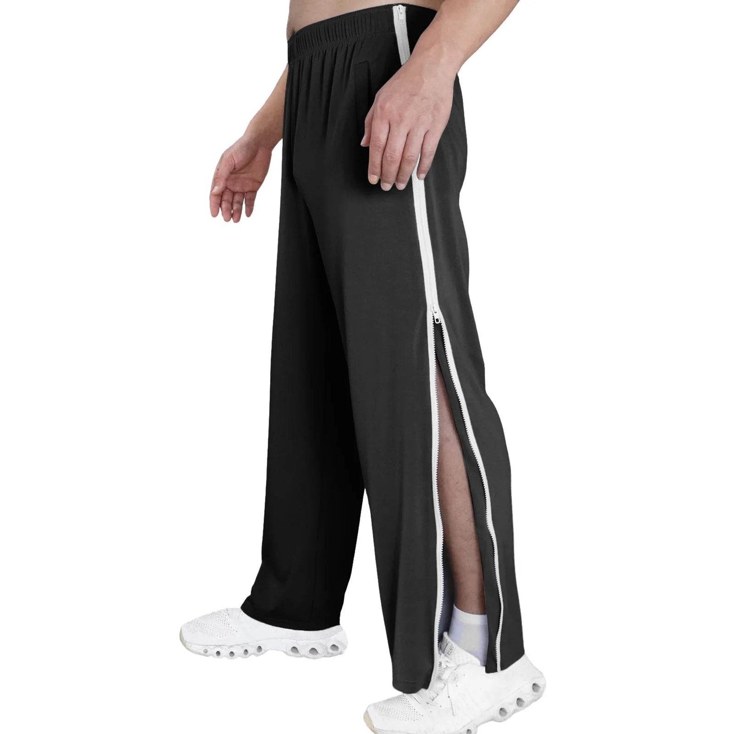 Buy Center Men’s Athletic Pants - Elastic Waist & Zip-Up Design - Buy Center UK