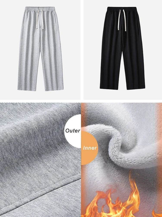 Buy Center 2023 Men's Fleece-Lined Sweatpants - Thick & Warm - Buy Center UK