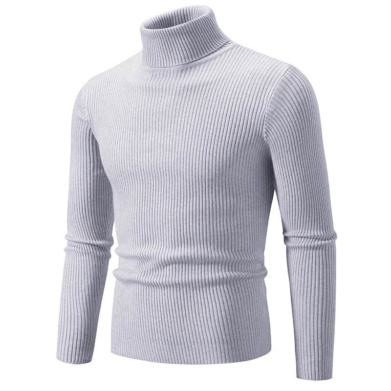 Buy Center Men's High Neck Sweater - Warm, Stylish Turtleneck Pullover - Buy Center UK