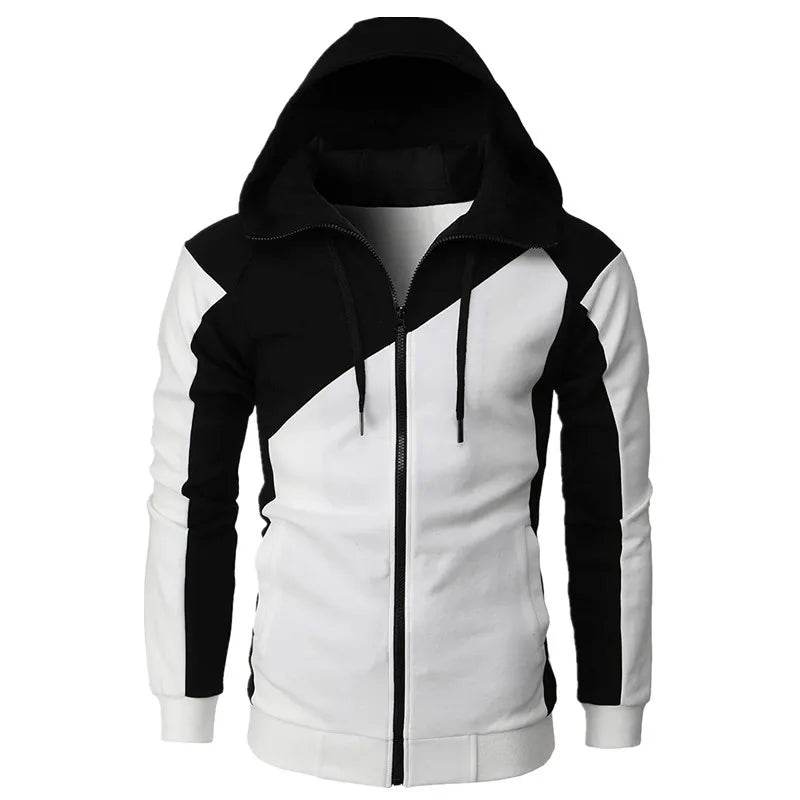 Buy Center 2024 Men’s Long Sleeve Zipper Hoodie - Slim Fit Style - Buy Center UK
