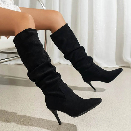 Buy Center Knee High Wool Boot Socks - Stylish & Warm for Winter - Buy Center UK