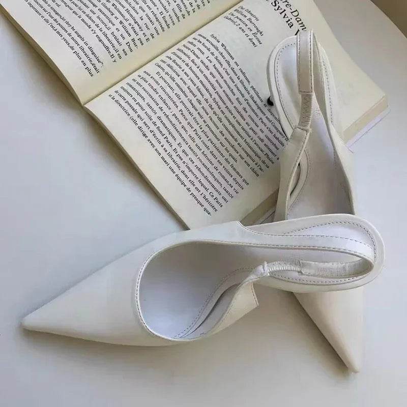 Buy Center Elegant High Heels Pumps - Women’s Slingback Pointed Toe - Buy Center UK