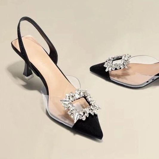 Buy Center Sexy Pointed Toe High Heels - Crystal Comfortable Design - Buy Center UK