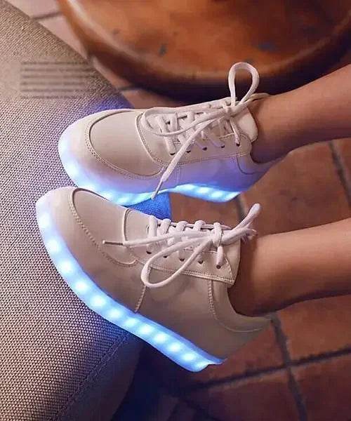 Maogu Luminous Sneakers - USB Rechargeable LED Light-Up Shoes - Buy Center UK