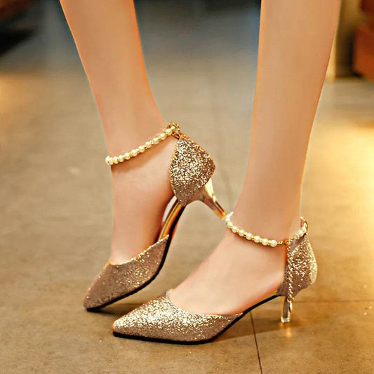 Trend Elegant Pointed Toe High Heels Mules for Women - Sexy Pumps - Buy Center UK