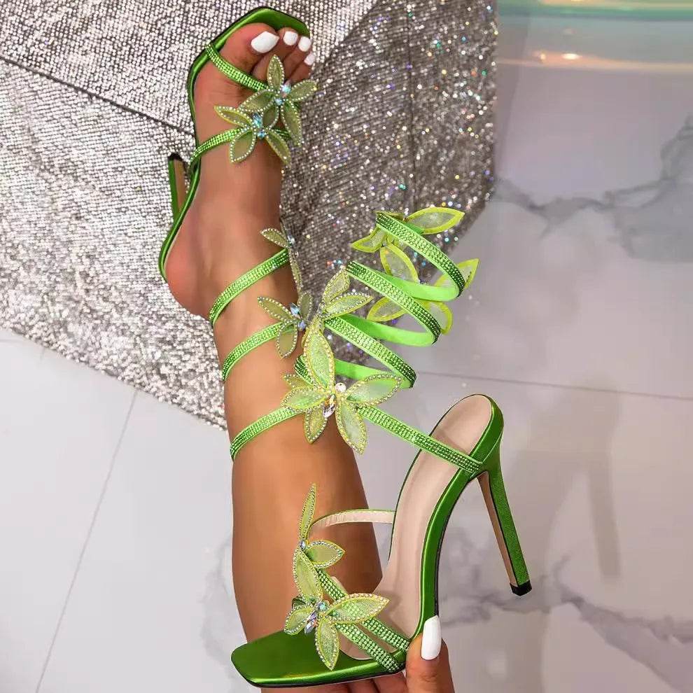 Buy Center Luxury Butterfly-knot Stiletto Sandals for Women - Buy Center UK