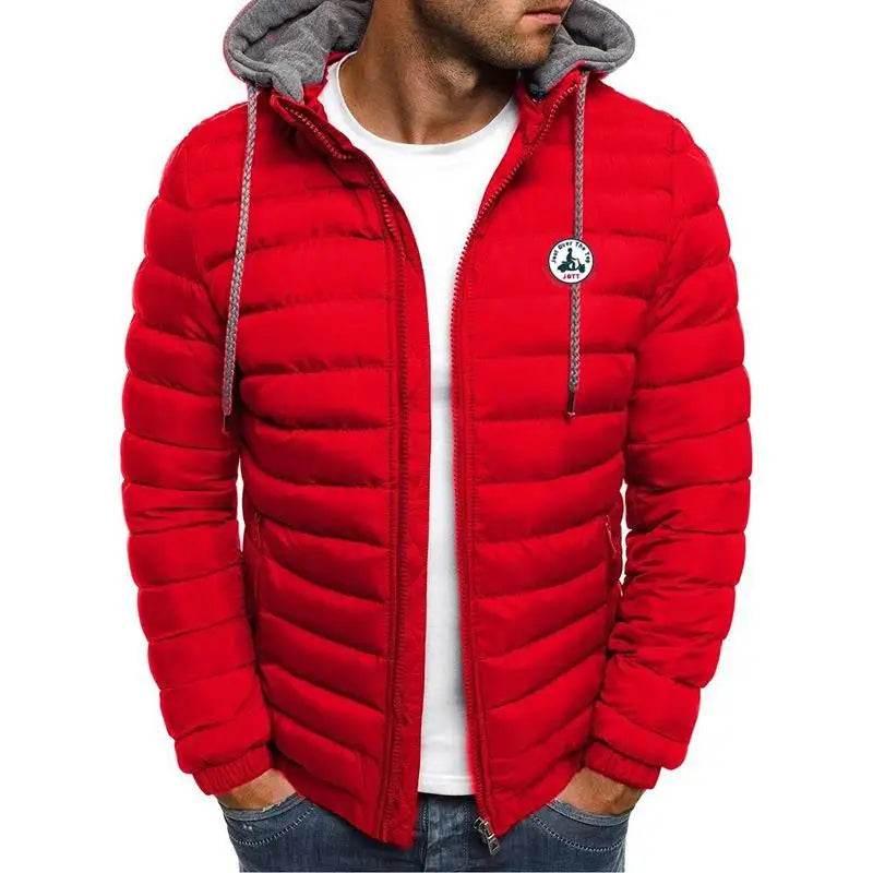 JOTT Men's Cotton Hooded Jacket - Lightweight Winter Sportswear - Buy Center UK