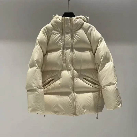 Buy Center Women's Double Zip Down Coat - 90% Goose Down Warmth - Buy Center UK