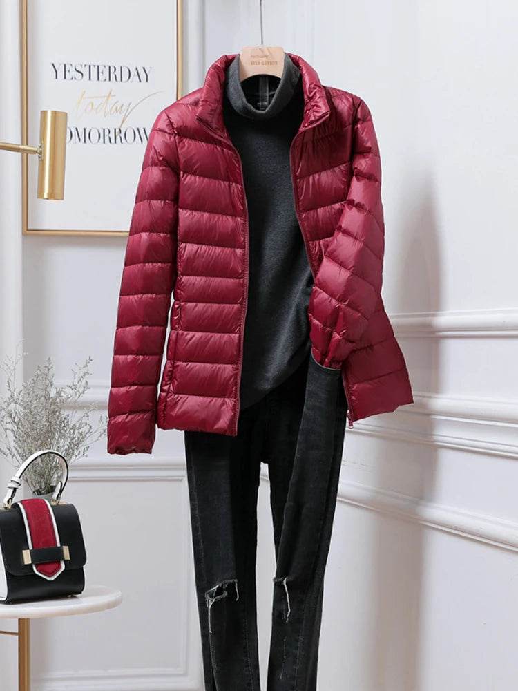 Buy Center Women’s Ultralight Down Jacket - Windproof & Slim Fit - Buy Center UK