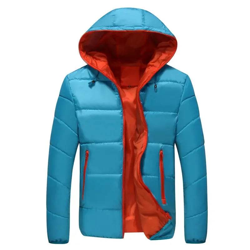 Buy Center Men's Autumn Winter Hooded Jacket - Warm & Stylish Coat - Buy Center UK