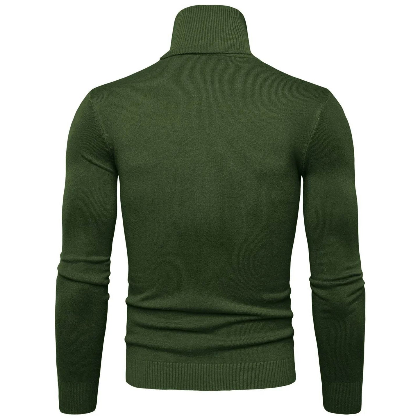 Buy Center Men's Black Turtleneck Sweater - Warm Slim Fit Autumn Top - Buy Center UK