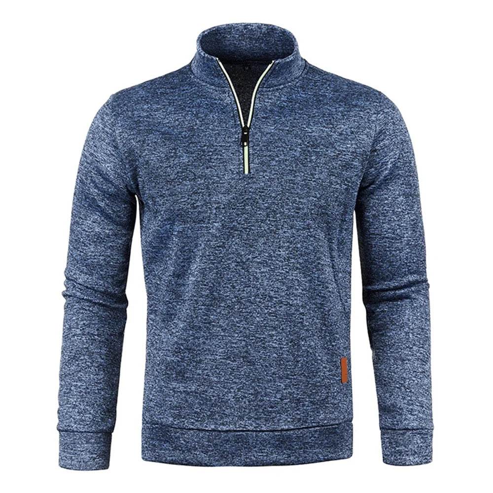 Buy Center Men’s Half-Zip Pullover - Thicker Turtleneck Sweatshirt - Buy Center UK