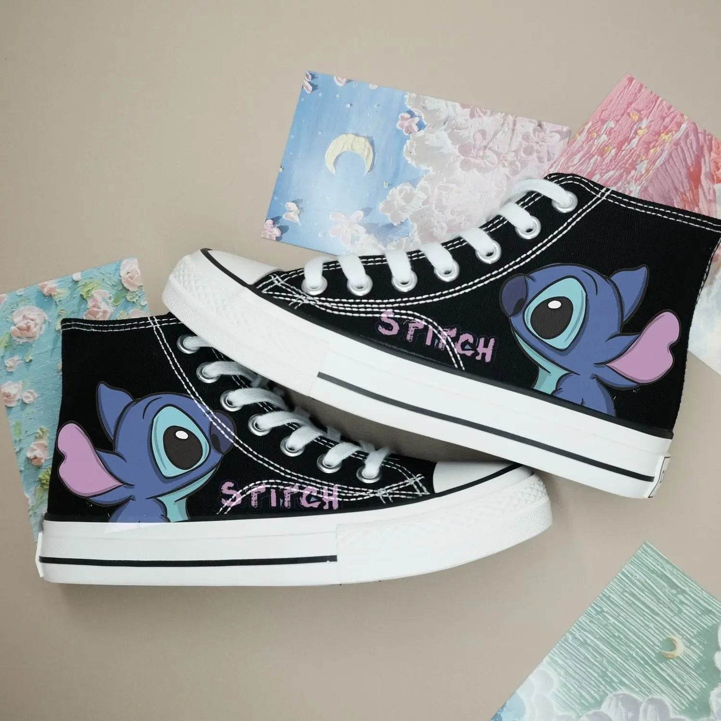 Buy Center Disney Stitch Lotso Cartoon Canvas Sneakers - Unisex Style - Buy Center UK