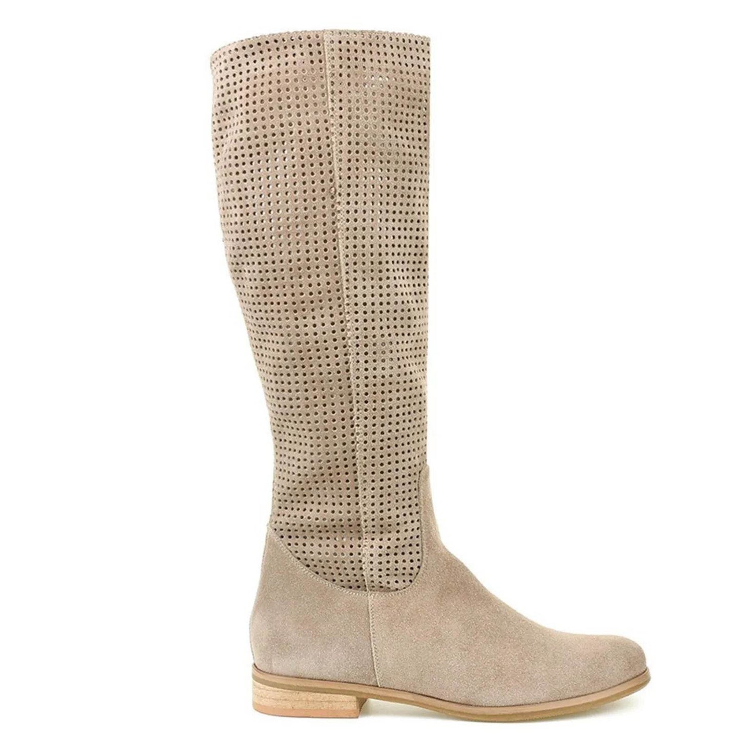 Buy Center Faux Suede Women’s Knee High Boots - Stylish, Low Heel - Buy Center UK
