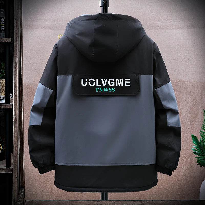 Buy Center Autumn/Winter Hooded Jacket - Windproof, Thick Insulation - Buy Center UK