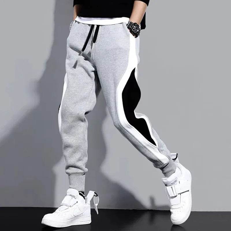 Buy Center Men's Wide Loose Casual Pants - Breathable Patchwork Design - Buy Center UK