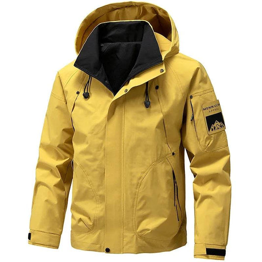 Buy Center Men's Hooded Hiking Jacket - Stylish Outdoor Windbreaker - Buy Center UK