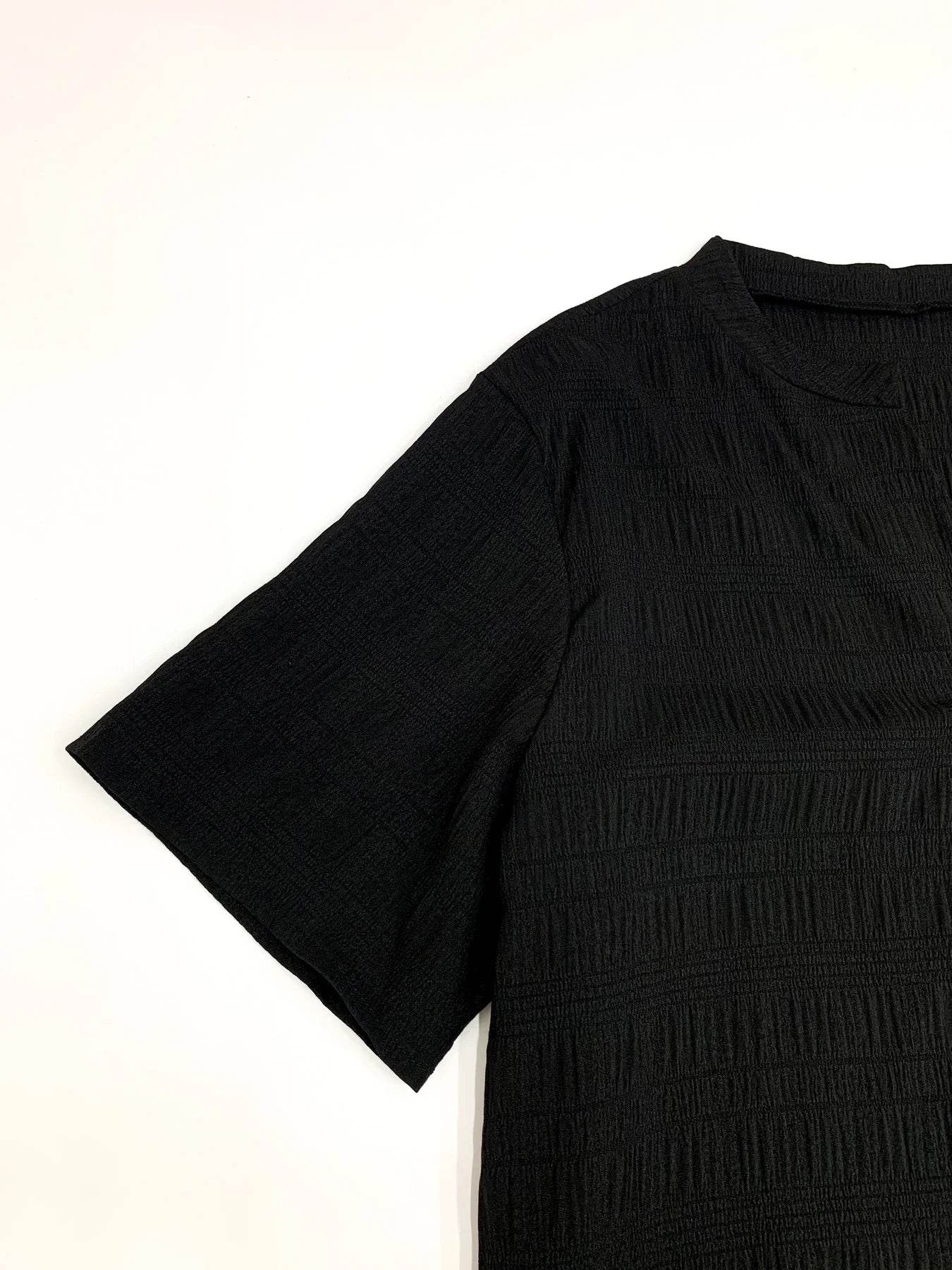 Buy Center Plus Size Women's V-Neck T-Shirt - Button Detail, Casual Fit - Buy Center UK