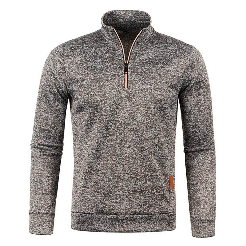 Buy Center Men's Half Zipper Pullover Sweater - Casual Turtleneck Style - Buy Center UK