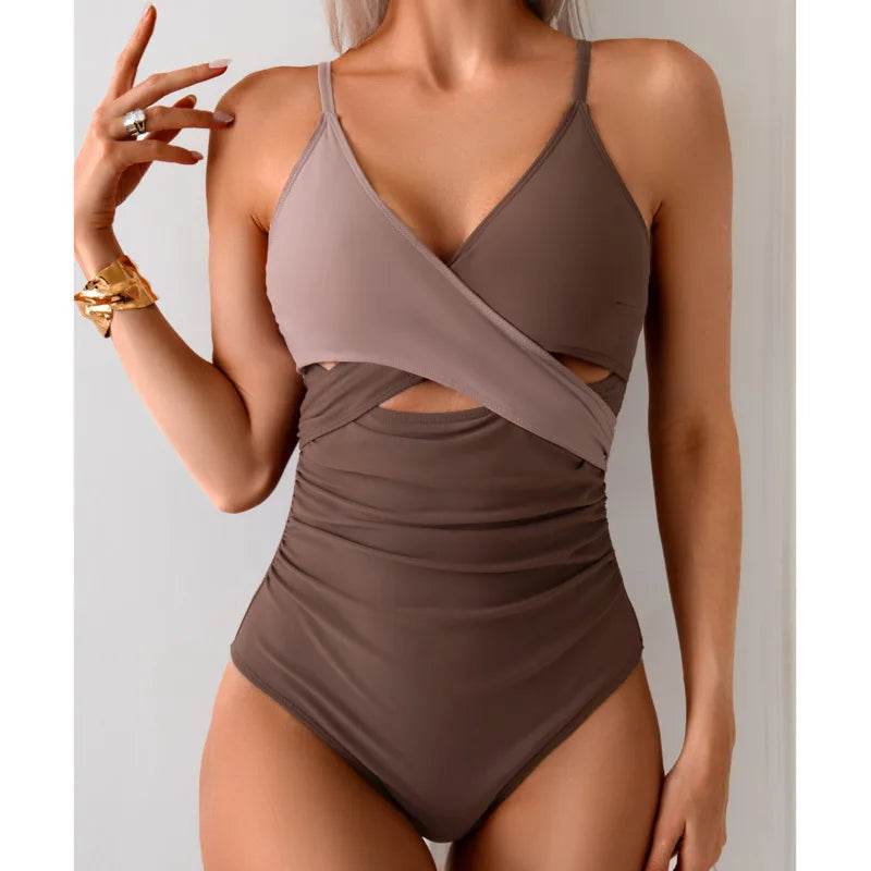 New Sexy One Piece Plus Size Swimsuit - Flattering & Comfortable Fit - Buy Center UK