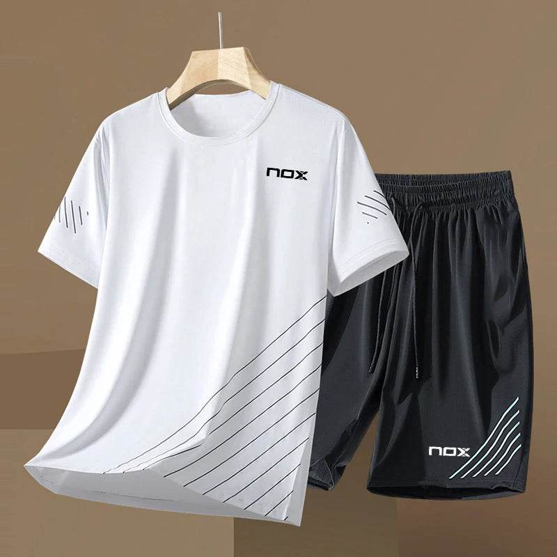 Buy Center Men's Tennis Sportswear - Summer T-shirt & Shorts Set - Buy Center UK