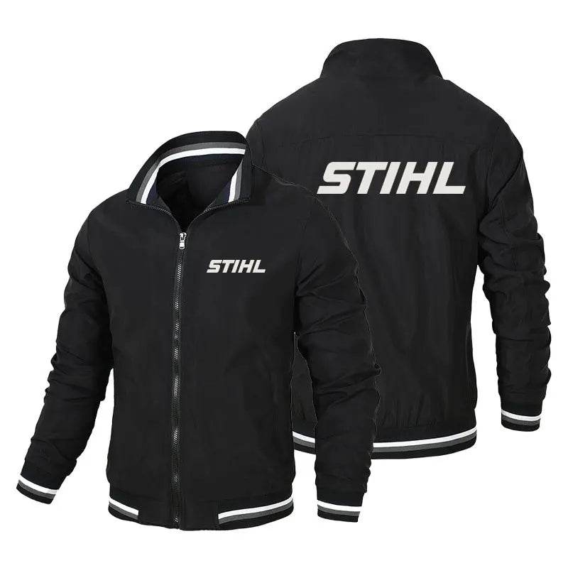 Buy Center Men's Waterproof Zipper Jacket - Casual Stand Collar Coat - Buy Center UK