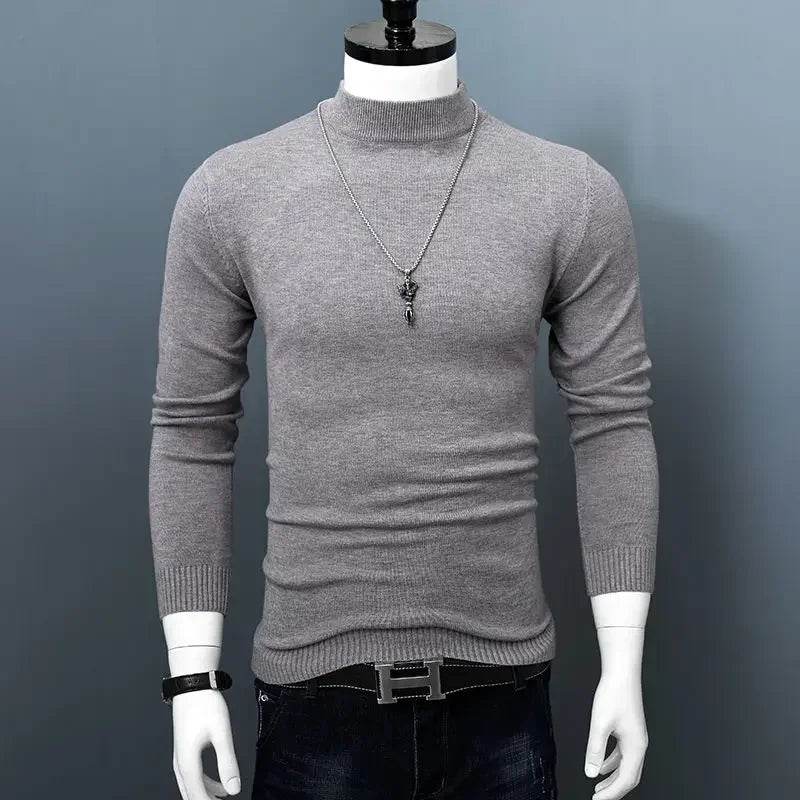 Buy Center Men’s Cashmere Half Turtleneck Sweater - Warm & Stylish - Buy Center UK