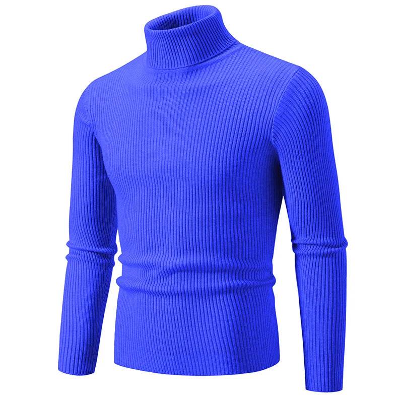 Buy Center Men's High Neck Sweater - Warm, Stylish Turtleneck Pullover - Buy Center UK