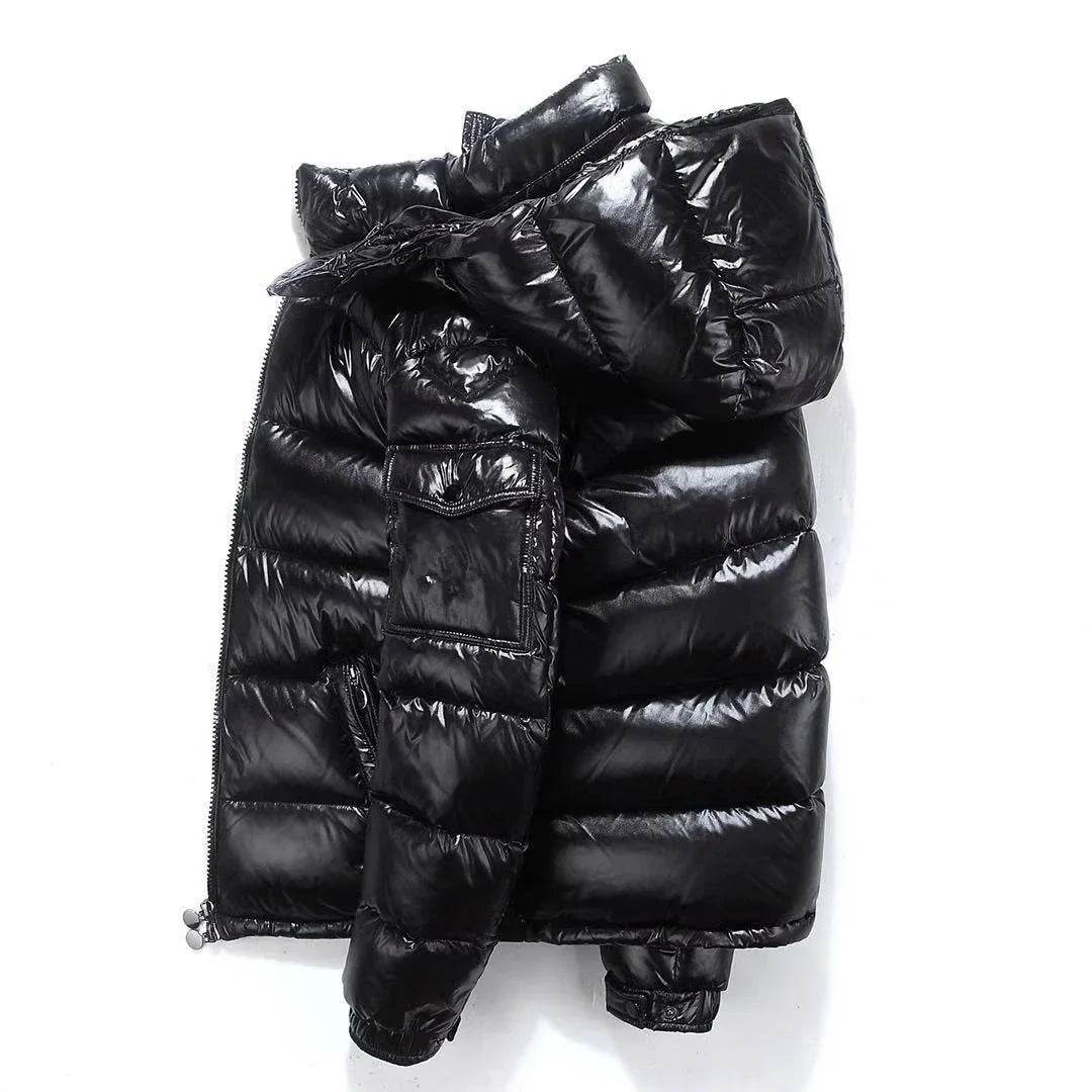 Buy Center Glossy Down Jacket - Korean Style, Thickened Warmth - Buy Center UK