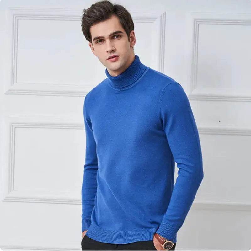 Buy Center Cashmere Cotton Blend Turtleneck Sweater - Warm & Stylish - Buy Center UK