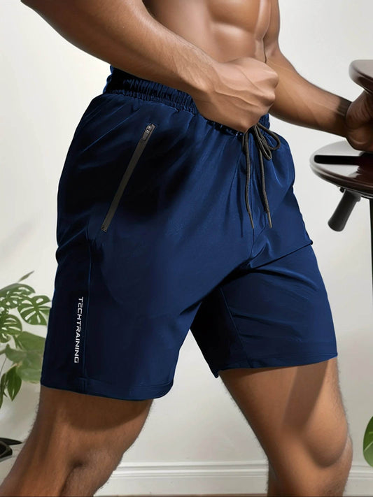 Buy Center Men's Quick Dry Sports Shorts - Breathable Drawstring Design - Buy Center UK
