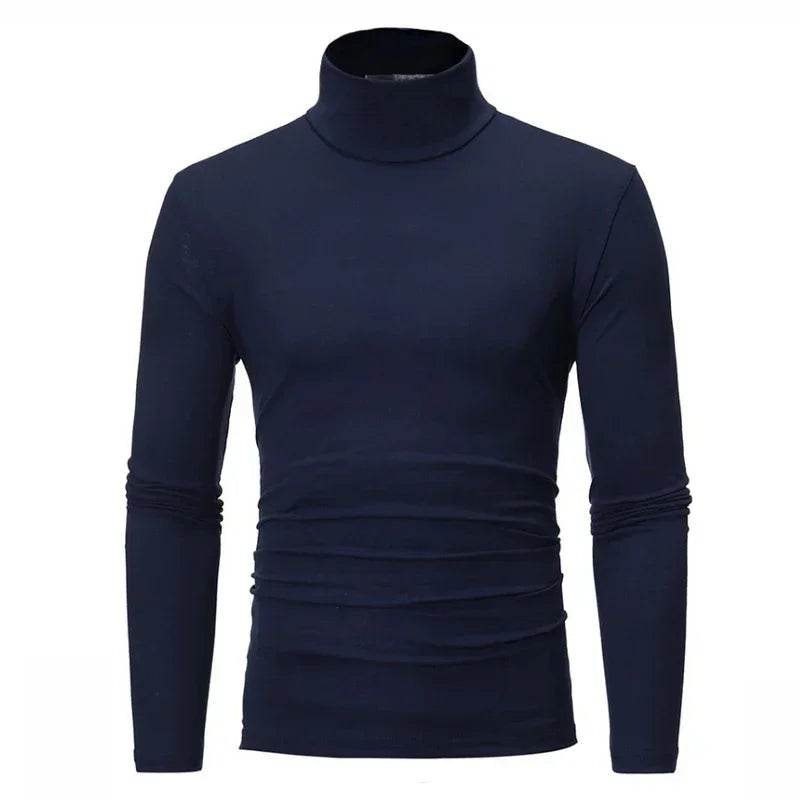 Buy Center Thin Turtleneck Men’s Sweater - Stylish Knitted Pullover - Buy Center UK