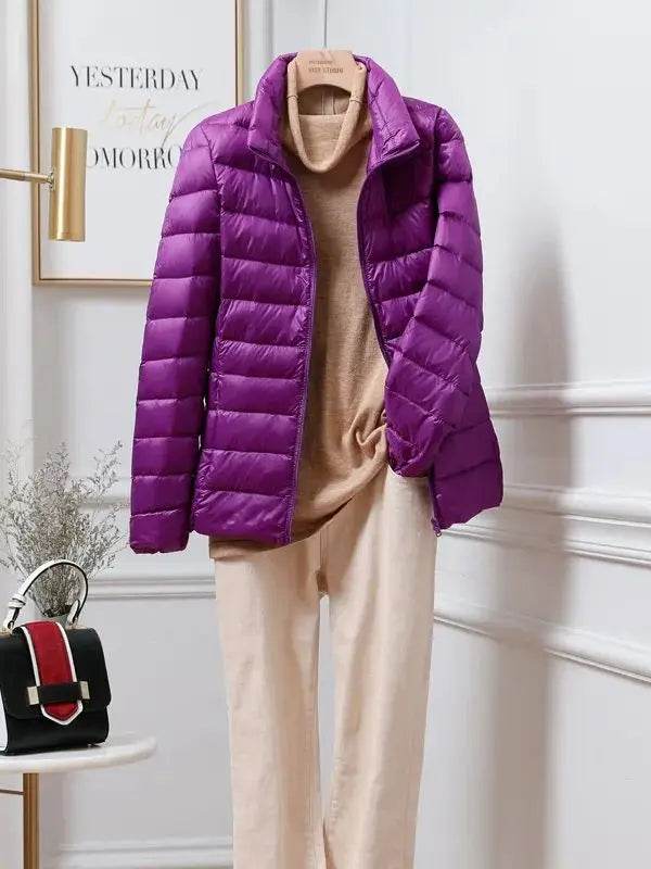 Buy Center Women’s Ultralight Down Jacket - Windproof & Slim Fit - Buy Center UK