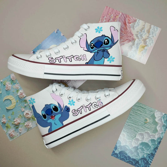 Buy Center Disney Stitch Lotso Cartoon Canvas Sneakers - Unisex Style - Buy Center UK