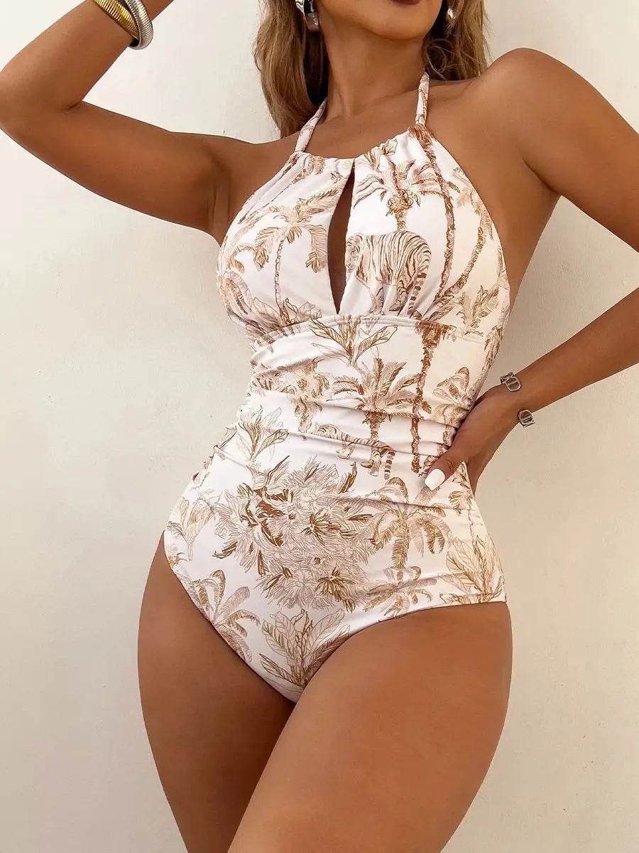 Fashion Tiger Jungle Print Swimsuit - Stylish One-Piece for Women - Buy Center UK
