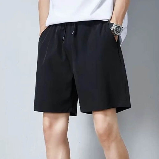 Buy Center Men's Lightweight Summer Shorts - Casual Solid Color Design - Buy Center UK