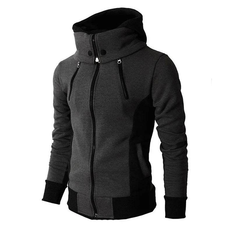 Buy Center 2024 Men’s Long Sleeve Zipper Hoodie - Slim Fit Style - Buy Center UK