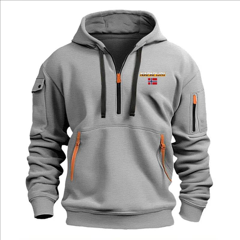 Buy Center Vintage Oversized Cotton Hoodie - Men's Pullover Fashion - Buy Center UK