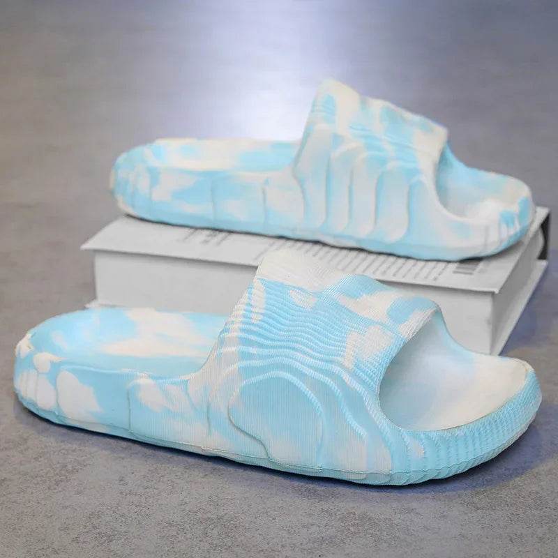 Buy Center Fashion Clogs - Comfortable Orange Summer Slippers for Men - Buy Center UK