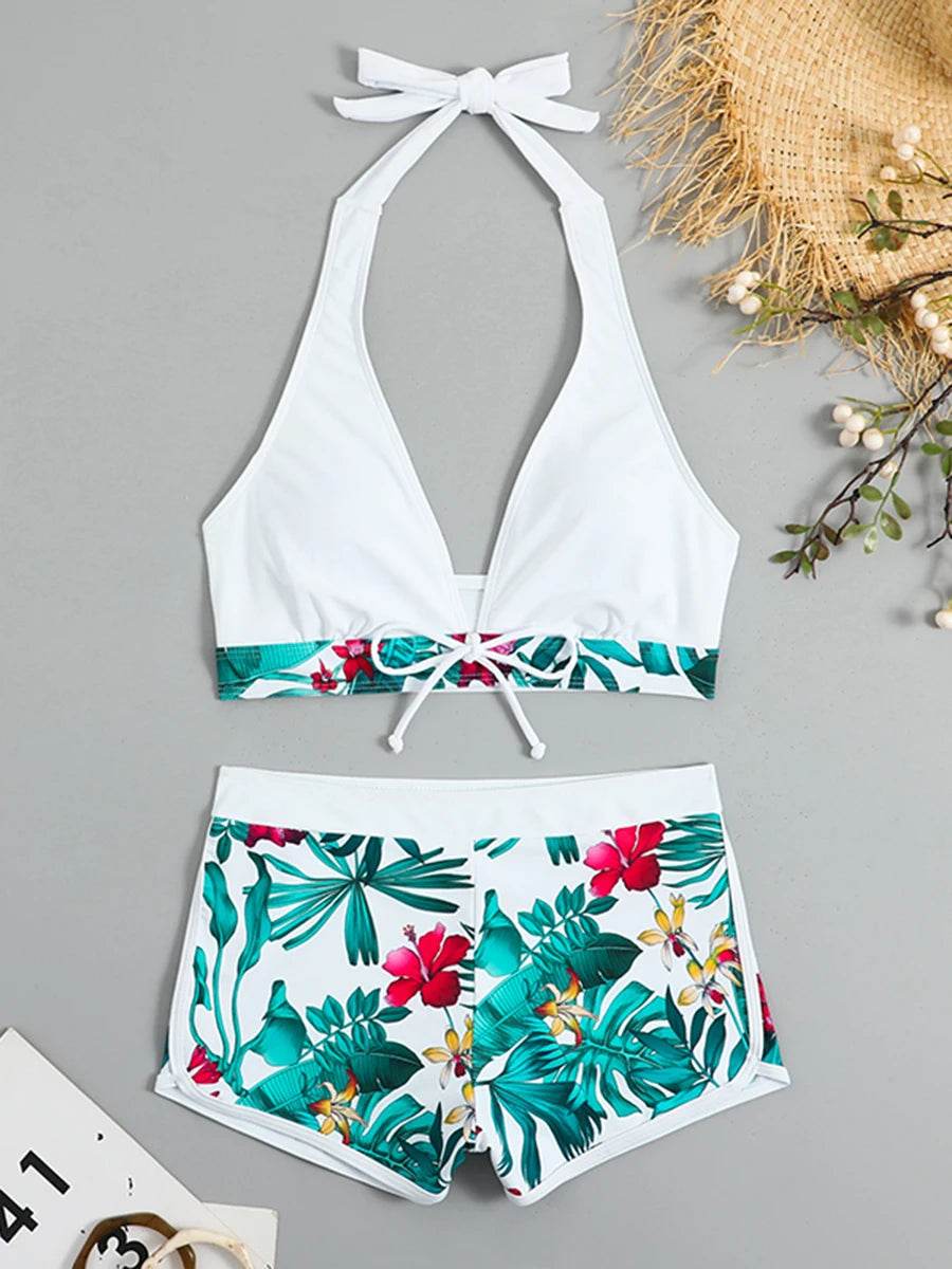 2025 Halter Bikini Set - High Waist Women's Swimsuit for Beach - Buy Center UK