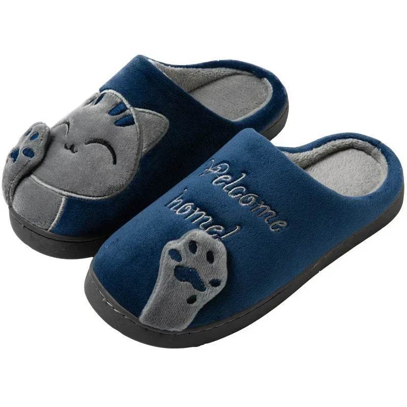 Buy Center Women's Plush Winter Slippers - Non-Slip Animal Print Shoes - Buy Center UK