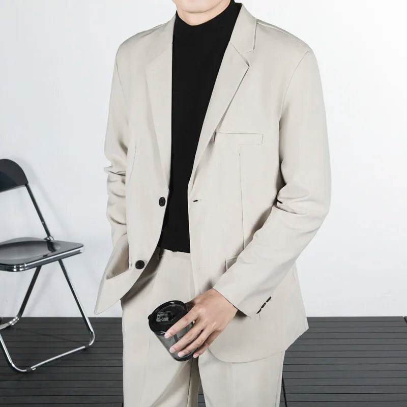 Buy Center Spring Autumn Blazer - Elegant Big Size Men's Suit - Buy Center UK