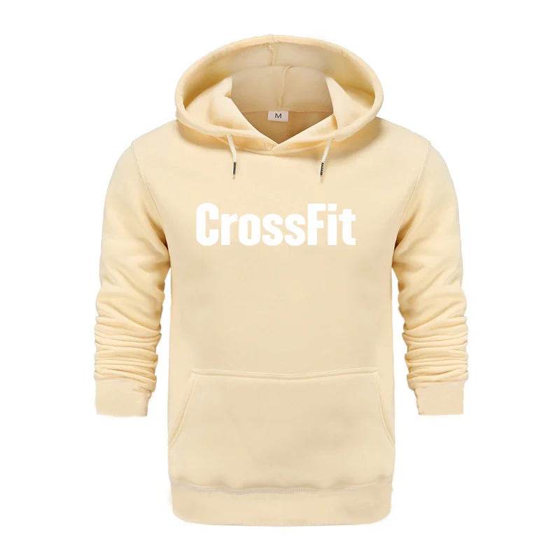 Buy Center Men's CrossFit Sweatshirt - Stylish Black Print Hoodie - Buy Center UK