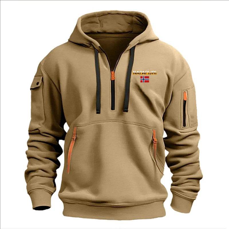 Buy Center Vintage Oversized Cotton Hoodie - Men's Pullover Fashion - Buy Center UK
